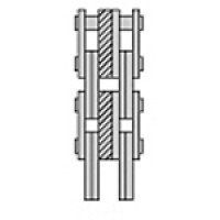 Цепь стрелы погрузчика 3x4 (32). Цепь стрелы погрузчика 3x4 (32).
