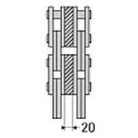 Цепь стрелы погрузчика 4x4 (25). Цепь стрелы погрузчика 4x4 (25).